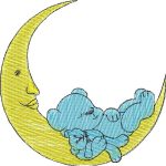 Bear Sleeping Children Design SI1060