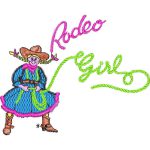 Rodeo Girl Children Design SI1073
