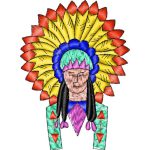 Indian Man Design SI4091