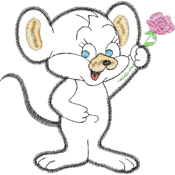 Mouse Children Design SI1084 - Image 1