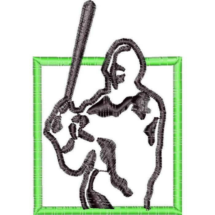 Baseball Player Design SI4529 - Image 1