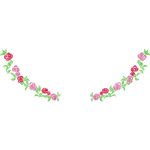 Flower Necklines Design SI3806