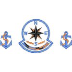 Compass and Anchors Nautical Design SI3619