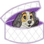 Dog in a Box Children Design SI1094