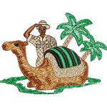 Man With A Camel Design SI4118