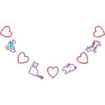 Animal Necklines Design SI3808