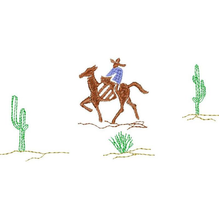 Man On A Horse Design SI4131 - Image 1