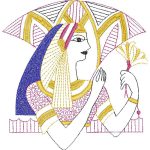 Egyptian Woman Design SI4137