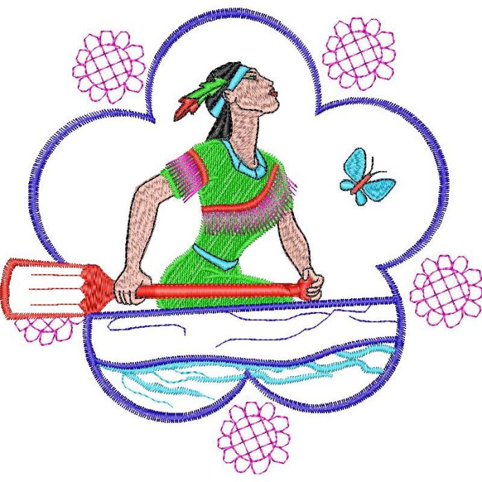 Indian Woman Design SI4149 - Image 1