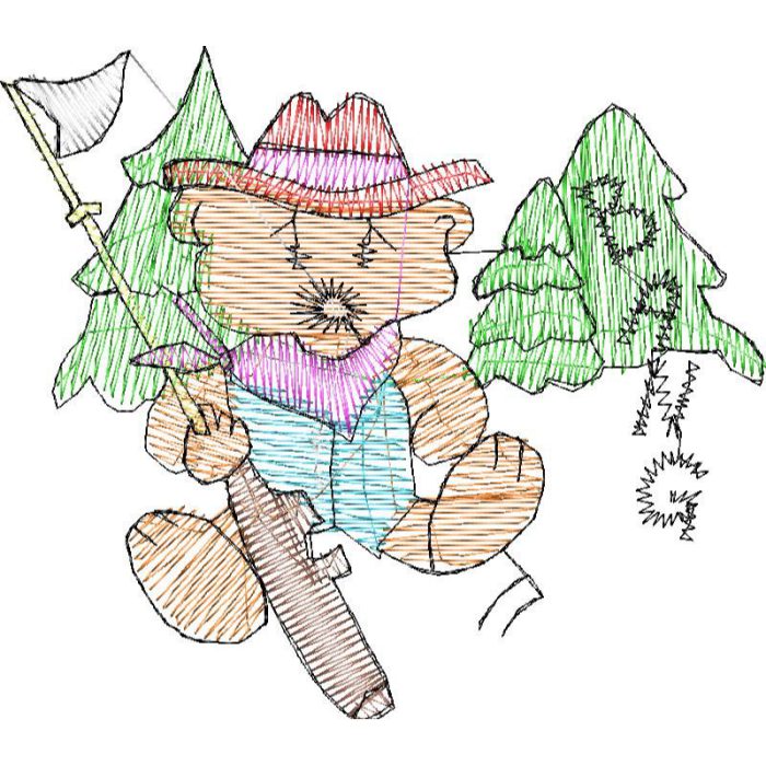 Hunting Bear Mascots Design SI2489 - Image 1
