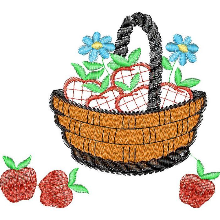 Apple Basket Design SI2231 - Image 1
