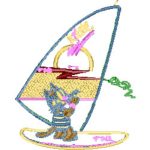 Windsurfing Felix The Cat