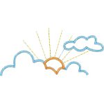 Sun with Clouds Design EA20540