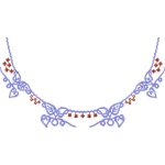 Flower Motif-Necklaces Design EA23094