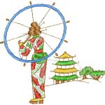 Asian Woman Design EA22357