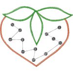 Strawberry Heart Design EA20570