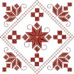 Flower Ethnic Design EA21493