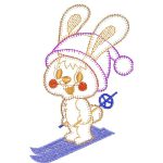 Rabbit Skiing Design EA20580