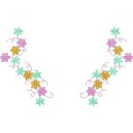 Flower Motif-Necklaces Design EA23109