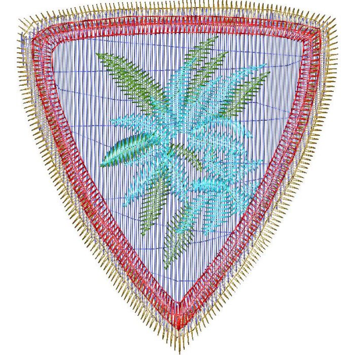 Flower Emblems Design EA21357 - Image 1