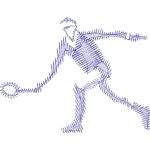 Tennis Player Design EA23603