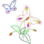 Butterflies Design EA23009