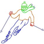 Skier Design EA23614