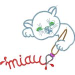 Cat Writing Design EA20600