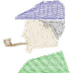 Smoking Man Design EA24465