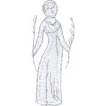 Woman Ethnic Design EA21504