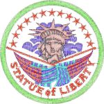 Statue of Liberty Ethnic Design EA21507