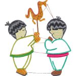 Asian Children Design EA20620