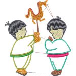 Asian Children Ethnic Design EA21510