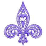Fleur De Lis Emblems Design EA21389