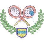 Tennis Emblem Design EA22436