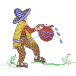 Mexican Ethnic Design EA21524