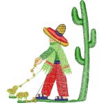 Mexican Ethnic Design EA21529