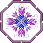 Snowflake Ethnic Design EA21530