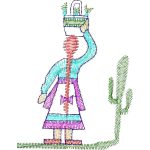 Mexican Woman Ethnic Design EA21531