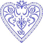 Heart Emblems Design EA21403