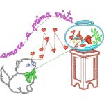 Cat and Fish Design EA20697