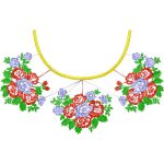 Flower Motif-Necklaces Design EA23132