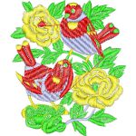 Birds and Flowers Design EA22480