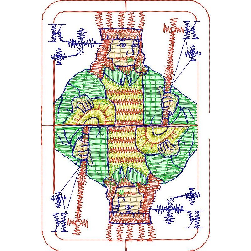 S_11170-1.jpg King Of Clubs Design EA24478 - Image 1