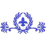 Fleur De Lis Emblems Design EA21411