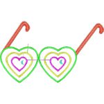 Heart Glasses Design EA24082