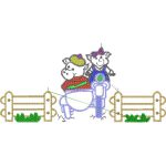 Pigs on Motorbike Design EA20723
