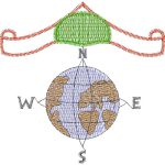 Compass Globe Design EA22523