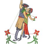 Dancing Ethnic Design EA21554