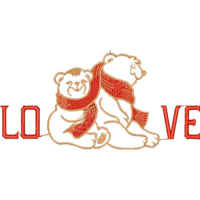 Bear Love Design EA24106 - Image 1